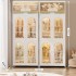 Cartoon Double-Door Foldable Wardrobe No-Installation Adult Storage Cabinet Hanging Clothes Organizer 2 Baby Clothes Organiser
