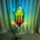 LED Glowing Lady Costume for Dance Party Halloween Disco Dress with Stage Performance Flashing Lights by Dj