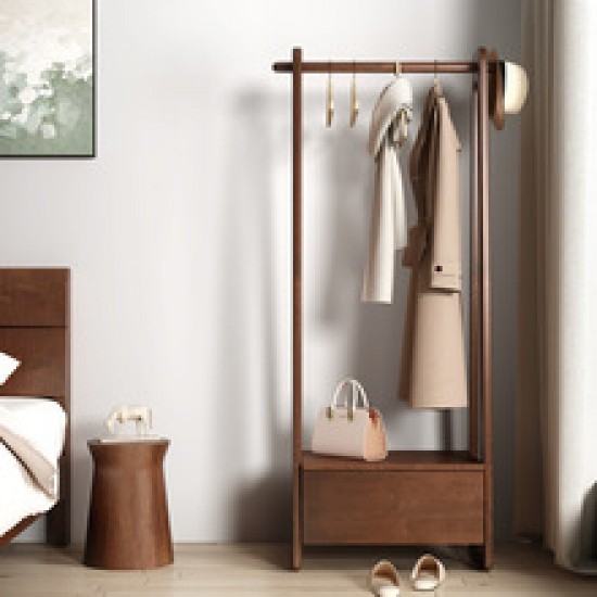 Integrated Bedroom Floor Area Drawer Cabinet Storage Rack Entrance Storage Rack Hanging Clothes and Hats Rack