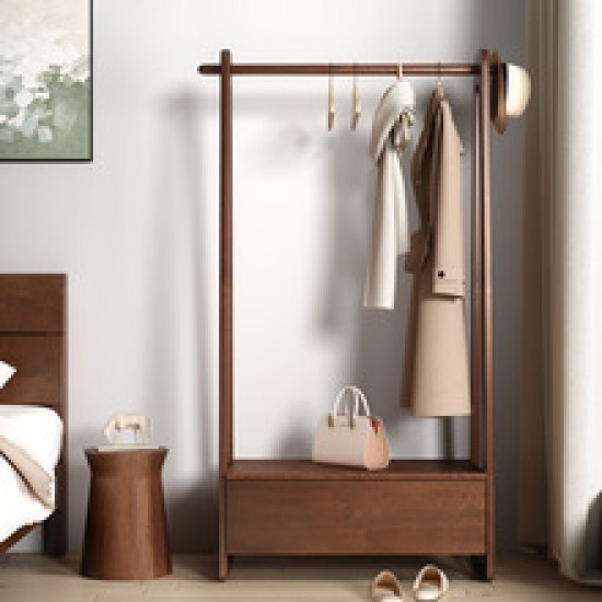 Integrated Bedroom Floor Area Drawer Cabinet Storage Rack Entrance Storage Rack Hanging Clothes and Hats Rack