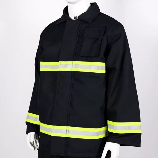 3C Spring Fall Aramid Flame Retardant PTFE Waterproof Firefighter Suit Safety Clothes Forest Emergency Rescue Firefighter Suit