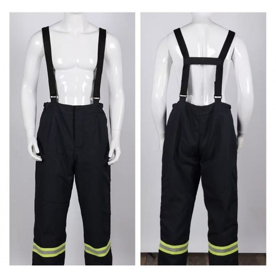 3C Spring Fall Aramid Flame Retardant PTFE Waterproof Firefighter Suit Safety Clothes Forest Emergency Rescue Firefighter Suit