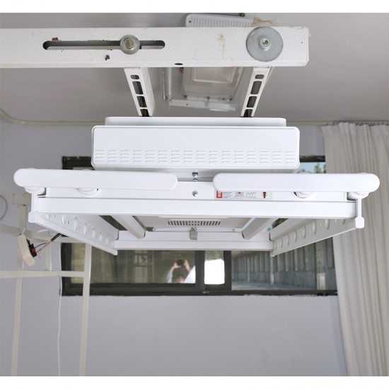 Balcony Clothes Rack Ceiling-Mounted Multifunctional Lifting Clothes Rack