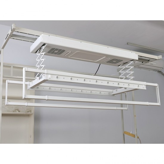 Balcony Clothes Rack Ceiling-Mounted Multifunctional Lifting Clothes Rack