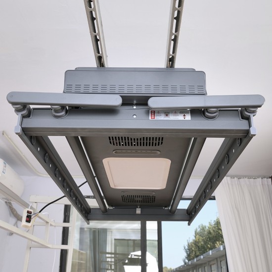 Factory Hot Selling Ceiling Motorized Clothes Drying Rack 38KG with Lighting and Lifting