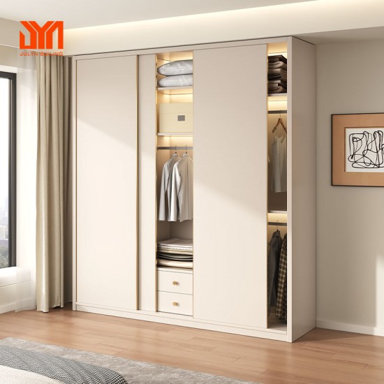 JYN Cupboard Wardrobe Made Wardrobe Bedroom Furniture Clothes Closet Set Bedroom Furniture with Sliding Doors