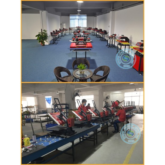 4 in 1 Combo Sublimation Pen Heat Press Machine T Shirt Heat Transfer Machine for Mug/Hat/Shoe/Phone Case/Pen/football/Keychain