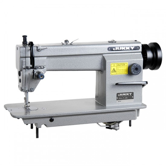 High-Speed 6-28 Single Needle Industrial Sewing Machine Flat-Bed Configuration Sewing Machines for Clothing with Table Stand