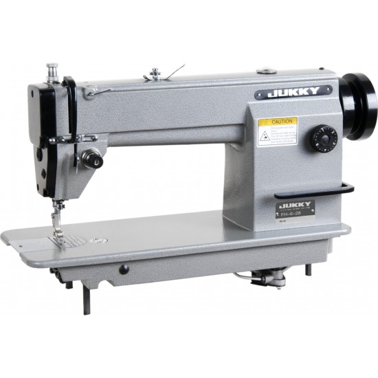 High-Speed 6-28 Single Needle Industrial Sewing Machine Flat-Bed Configuration Sewing Machines for Clothing with Table Stand