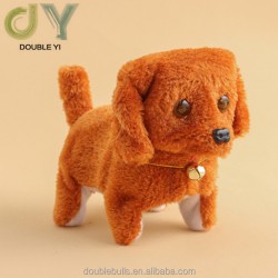Plush Walking Barking Electronic Dog, Electric Walking Dog Toy for Kids