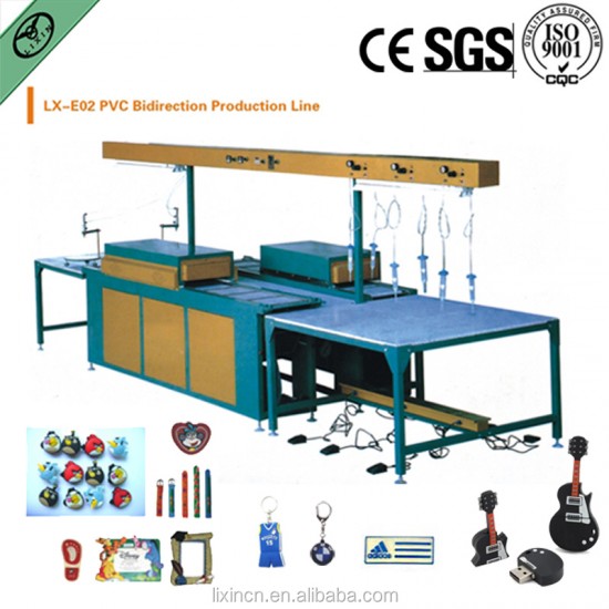 PVC Automatic Production Line for soft key ring/keychain making machine