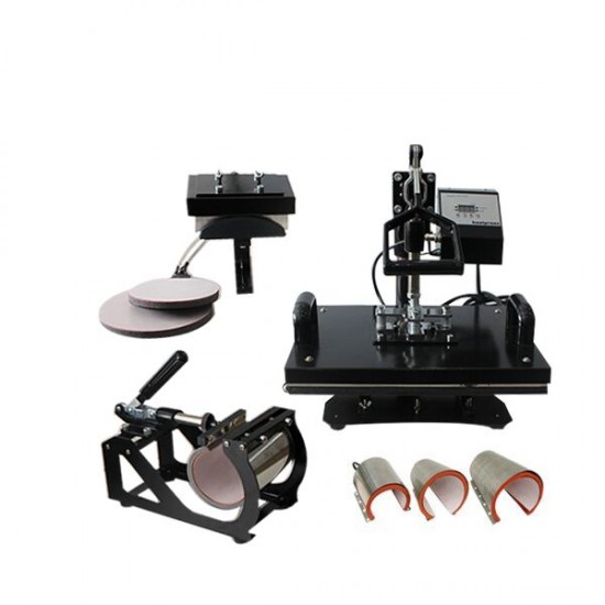 Top 3 Supplier Ech-800 Combo Heat Press Machine 8 in 1