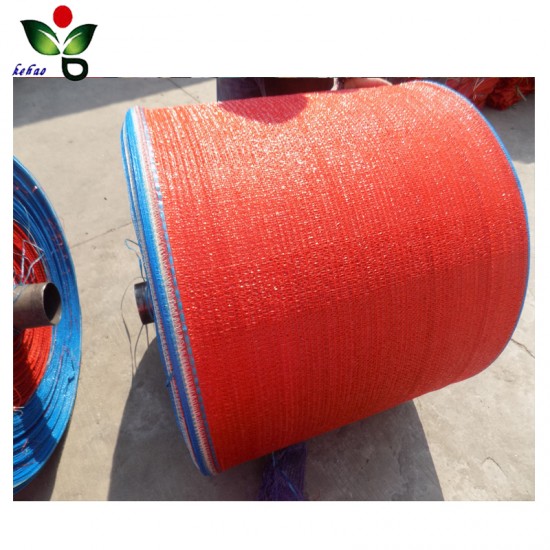 Wholesale Pe Plastic Raschel Drawstring Mesh Bag in Roll Onion Garlic Design with Hot Stamping for Seafood Use