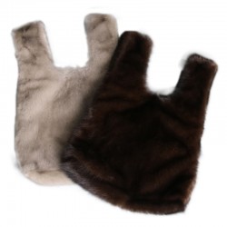 Western Style Mink Fur Tote Bags Lady Fashion Genuine Fur Handbags Wholesale Women Winter Party Bags