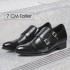 Handmade Formal Dress High Quality Genuine Leather Men's Height Increasing 7cm Business Shoes