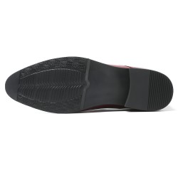 Handmade Formal Dress High Quality Genuine Leather Men's Height Increasing 7cm Business Shoes
