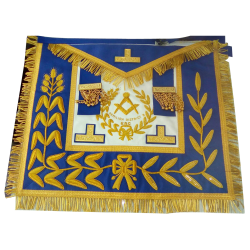 Regalia Lodge Masonic Scottish Rite Apron AASR Master Mason Superior Quality Columns Moon and Sun Cheap price