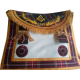 Regalia Lodge Masonic Scottish Rite Apron AASR Master Mason Superior Quality Columns Moon and Sun Cheap price