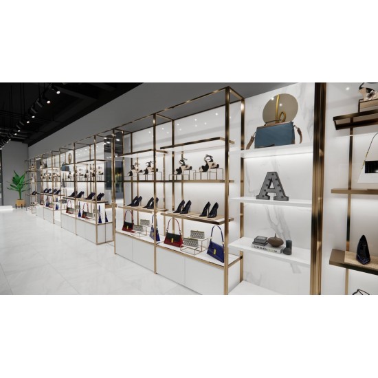 Shoe Store Wall Display Shelf Shoe Rack Stand Designs Wood Showcase Glass Shoe Display Case