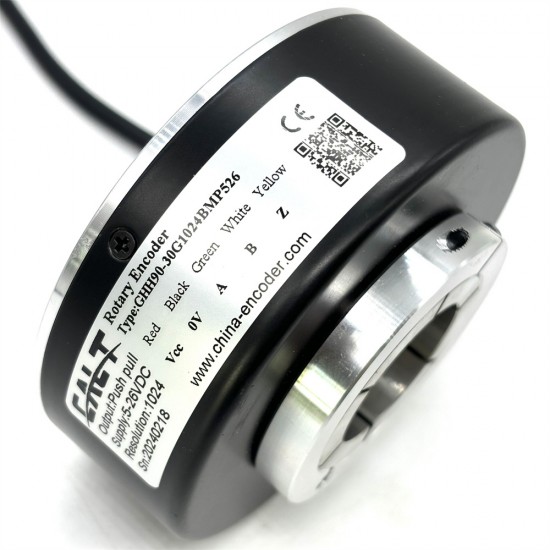Hollow Shaft Rotary Encoder Outer Dia 90mm Shaft 42mm Push Pull Output Replacement for RI76TD 5000ED4N42KF Encoder