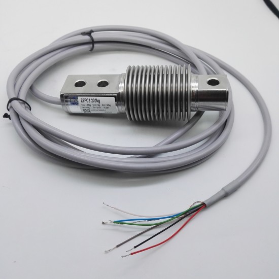 Germany 50kg 100kg 200kg 500kg Load Cells-Bellow Z6FC3 Belt Scale Metal Force Sensors High Capacity Weight Sensors"