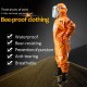 Beekeeping Equipment Protective Safety Garment Aeration-cooling Anti-Bee Coverall with Triple Fan