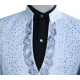 New Custom Men's Diamond With Perm Stand Collar Suit