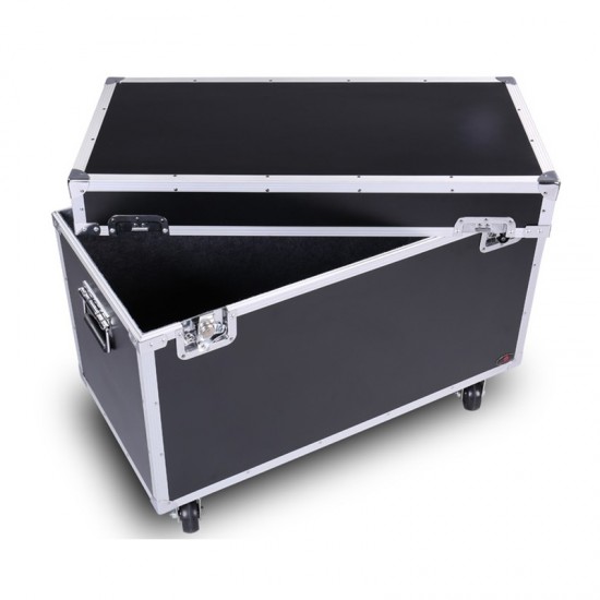 Large 16U Rack Power Distribution DJ Flight Case ABS Aluminum for Hard Case for Moving Head Durm Kit Speaker Tool Case for