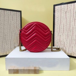 Genuine Leather High Quality Lady Crossbody Sling Women Handbags Round Bags