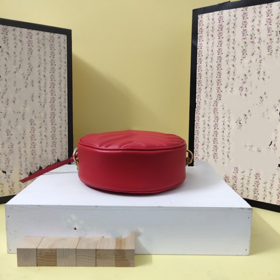 Genuine Leather High Quality Lady Crossbody Sling Women Handbags Round Bags