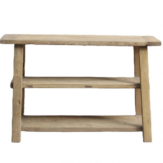 Reclaimed Antique Recycle Solid Wood Shelf Shoes Shelf