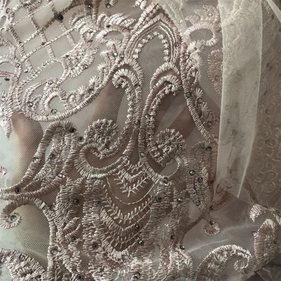 Dubai Sexy V-Neck Embroidery Beads Design Europe Plus Size Long Sleeves Women Gowns Formal Robe De Soiree Evening Dress