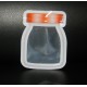 Wholesale Mini Ziplock Heat-Sealed PET Plastic Bags White Smell-Proof for Gummy and Jelly Packaging