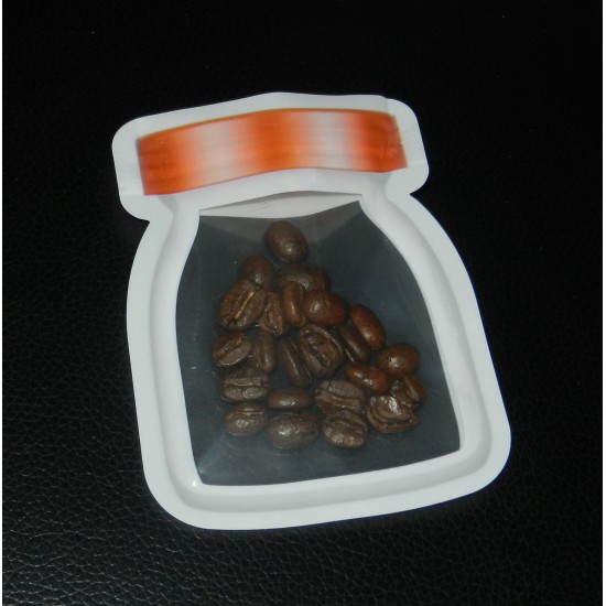 Wholesale Mini Ziplock Heat-Sealed PET Plastic Bags White Smell-Proof for Gummy and Jelly Packaging