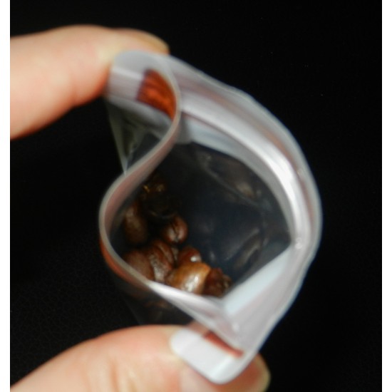 Wholesale Mini Ziplock Heat-Sealed PET Plastic Bags White Smell-Proof for Gummy and Jelly Packaging