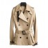 New Women Genuine Sheep Leather Coat Lady Female Real Sheep Skin Belt Jacket Fall/winter Coats Trench Clothes CT015