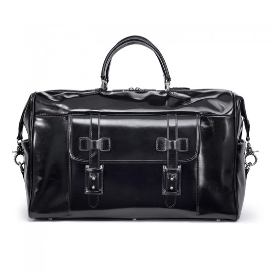 2021 Guangzhou Online Shopping High Quality Custom Logo Waxed Leather Men Duffle Travel Bags