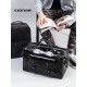 2021 Guangzhou Online Shopping High Quality Custom Logo Waxed Leather Men Duffle Travel Bags
