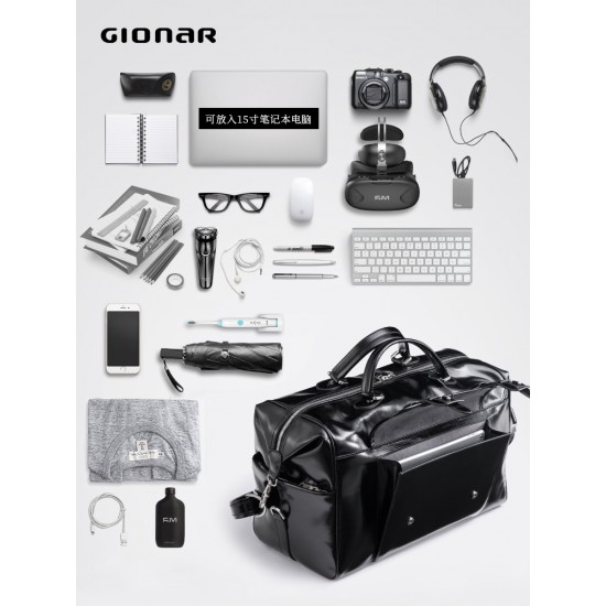 2021 Guangzhou Online Shopping High Quality Custom Logo Waxed Leather Men Duffle Travel Bags