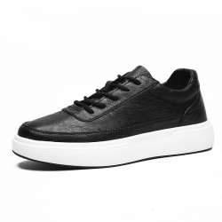 2020 Classic Oxfords Leather Men's Shoes Lace Up Breathable Formal Office for Man Big Size 39-44 Flats Casual Shoes Men *