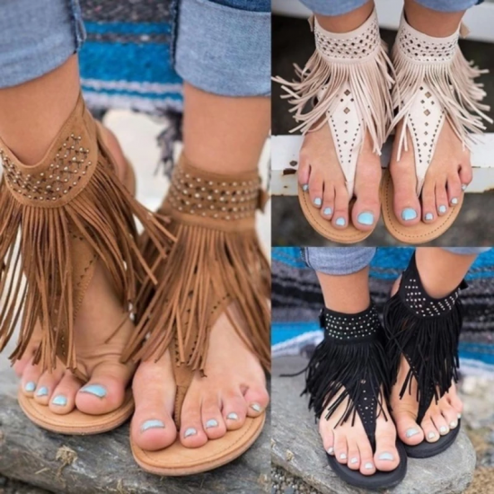 Summmer Shoes Flat Sandals Women Sexy Tassel 2021 Lady Rome Sandals Shoes Ankle Flat Flip Flops Shoes Summer For Women Summmer Shoes Flat Sandals Women Sexy Tassel 2021 Lady Rome Sandals Shoes Ankle Flat Flip Flops Shoes Summer For Women