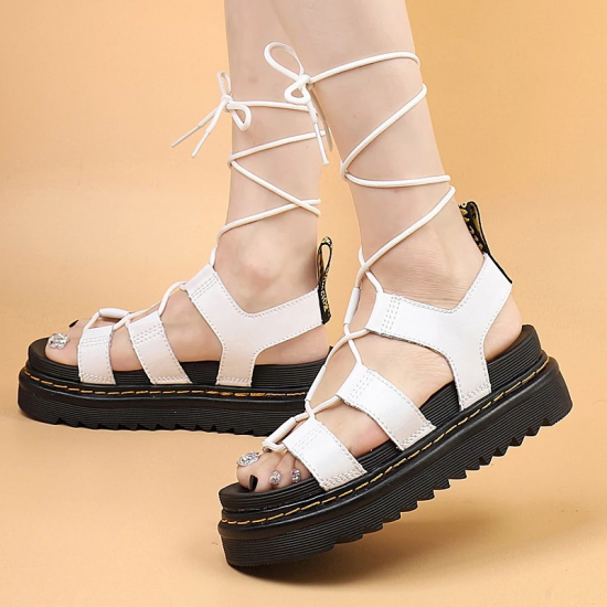 2021 New Summer Martens Women Shoes For Comfy Soft Women Sandals Thick Ladies Sandals Genuine Leather Sandals Large Size 35-44 2021 New Summer Martens Women Shoes For Comfy Soft Women Sandals Thick Ladies Sandals Genuine Leather Sandals Large Size 35-44
