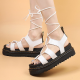 2021 New Summer Martens Women Shoes For Comfy Soft Women Sandals Thick Ladies Sandals Genuine Leather Sandals Large Size 35-44 2021 New Summer Martens Women Shoes For Comfy Soft Women Sandals Thick Ladies Sandals Genuine Leather Sandals Large Size 35-44