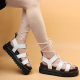 2021 New Summer Martens Women Shoes For Comfy Soft Women Sandals Thick Ladies Sandals Genuine Leather Sandals Large Size 35-44 2021 New Summer Martens Women Shoes For Comfy Soft Women Sandals Thick Ladies Sandals Genuine Leather Sandals Large Size 35-44