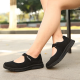 Women's Vulcanize Shoes Summer Hook & Loop Shallow Female Casual Shoes Air Mesh Breathable Platform Wear-resistant Daily Walking