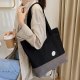 Ladies Canvas Tote Bag Female College Students Large-capacity Shoulder Canvas Bag Travel Bag Shopping Bag Beach Bag for Woman