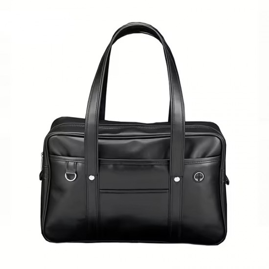 Student JK Handbag Waterproof PU Leather Single Shoulder Uniform Bag for Men And Women Official Document Commuter Backpack Student JK Handbag Waterproof PU Leather Single Shoulder Uniform Bag for Men And Women Official Document Commuter Backpack