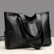 Vintage Large Capacity Tote Bag, Retro Vegan Shoulder Bag, Women's Casual Handbag For Commute Vintage Large Capacity Tote Bag, Retro Vegan Shoulder Bag, Women's Casual Handbag For Commute